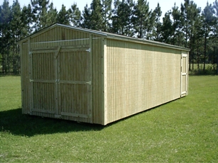 Garage, 12 x 28 with Eight Foot Double Doors