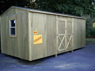 Protable 10 x 20 Workshop with double doors 